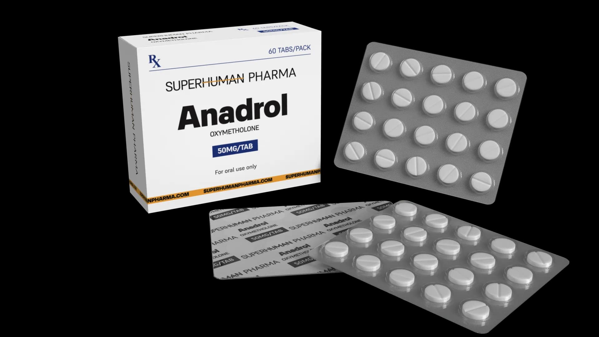 Anadrol 50 mg [60tabs] SuperHuman Pharma