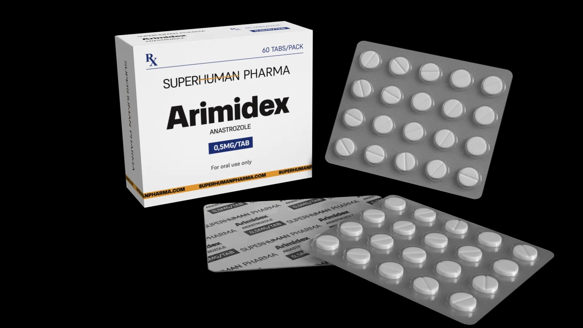Arimidex 0.5 mg [60tabs] SuperHuman Pharma
