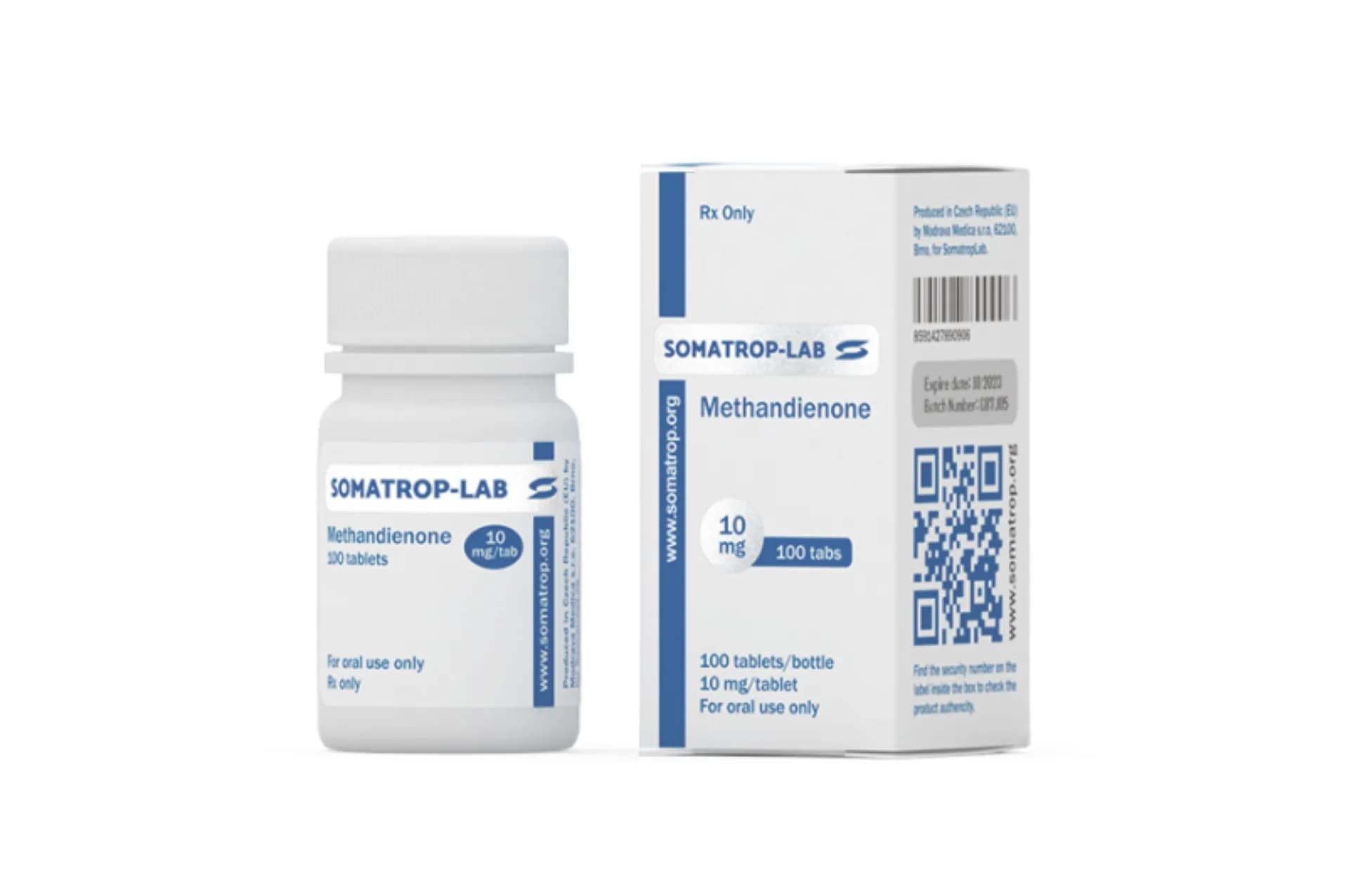 Methandienon Somatrop-Lab [10 mg/Tablette] 100 Tabletten