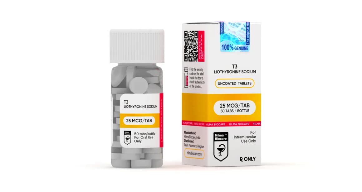 T3 (Liothyronin-Natrium) Hilma Biocare 50 Tabletten (25mcg/ml)