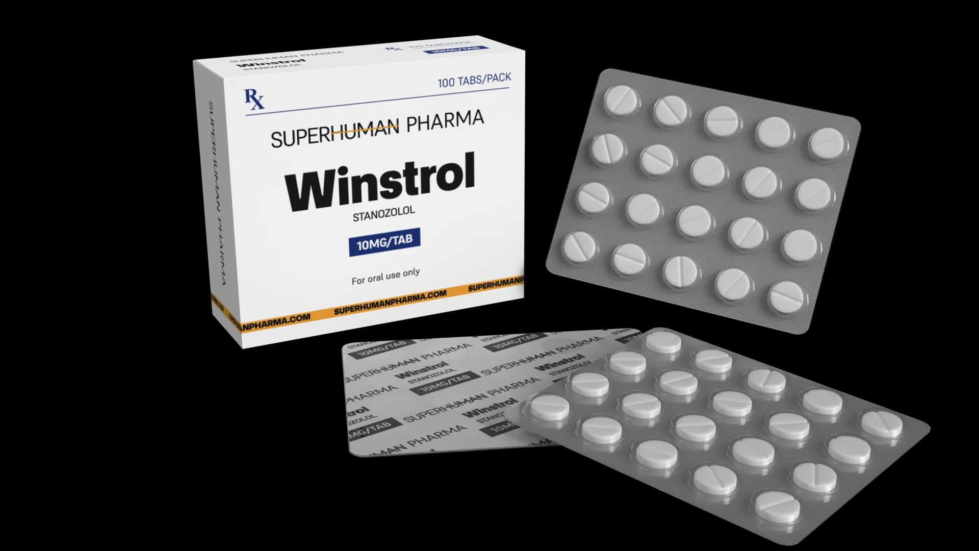 Winstrol 10 mg [100 tabs] SuperHuman Pharma