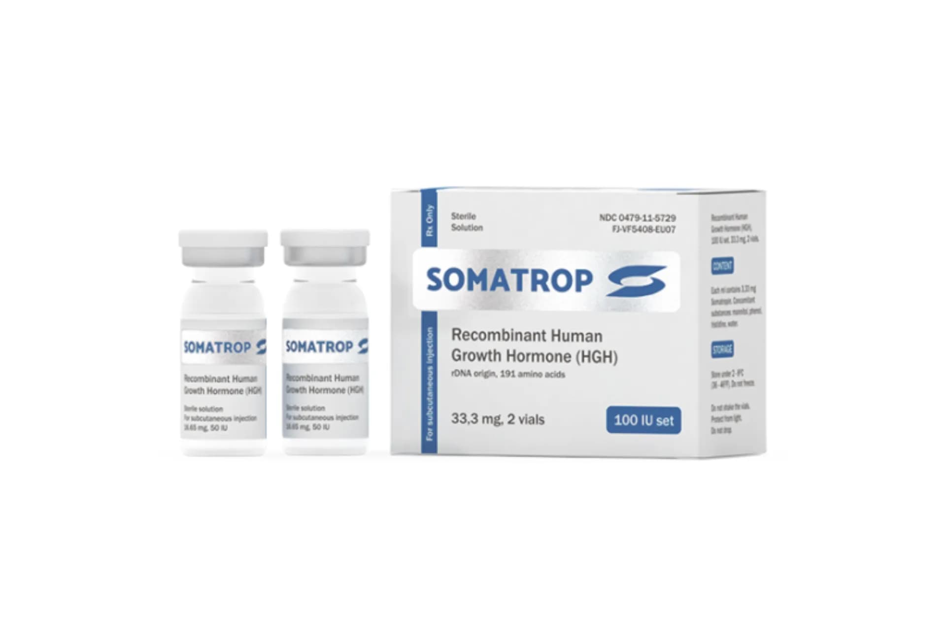 Rekombinantes Wachstumshormon (HGH) Somatrop-Lab [100 IU]