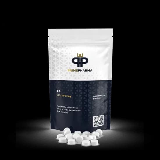 T4 100x 100mcg Prime Pharma