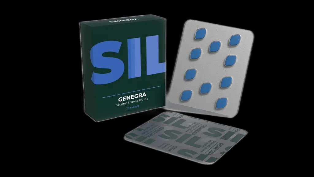Genegra 100 mg (Viagra Generikum Sildenafil) - 20 Tabletten — Balcan Generics