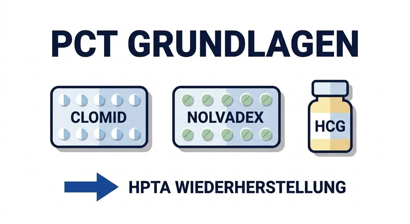 Absetzen von Steroiden - PCT Grundlagen: Clomid, Nolvadex und HCG