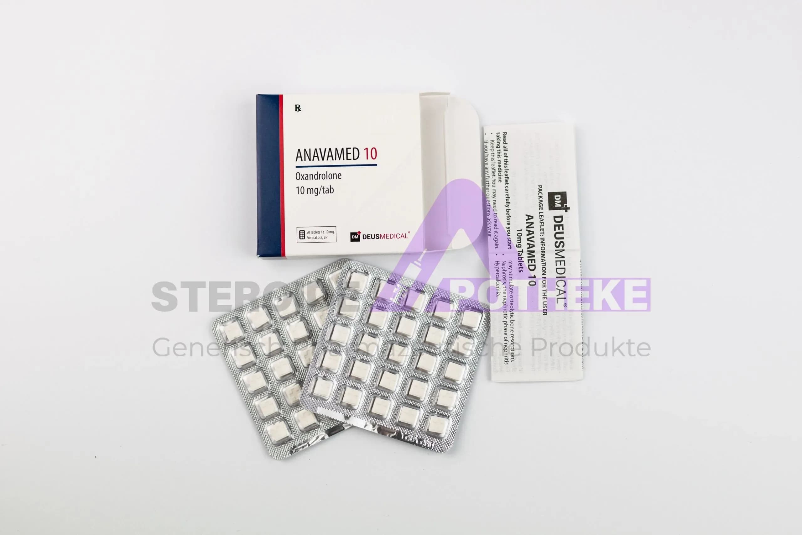 ANAVAMED 10 (Oxandrolone) DeusMedical 50 Tabletten (10mg/tab) — Deus Medical