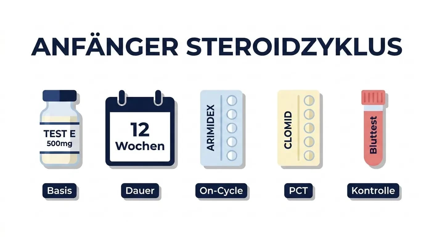 Anfänger-Steroidzyklus: Ausschließlich Testosteron, Dosierung, PCT-Leitfaden