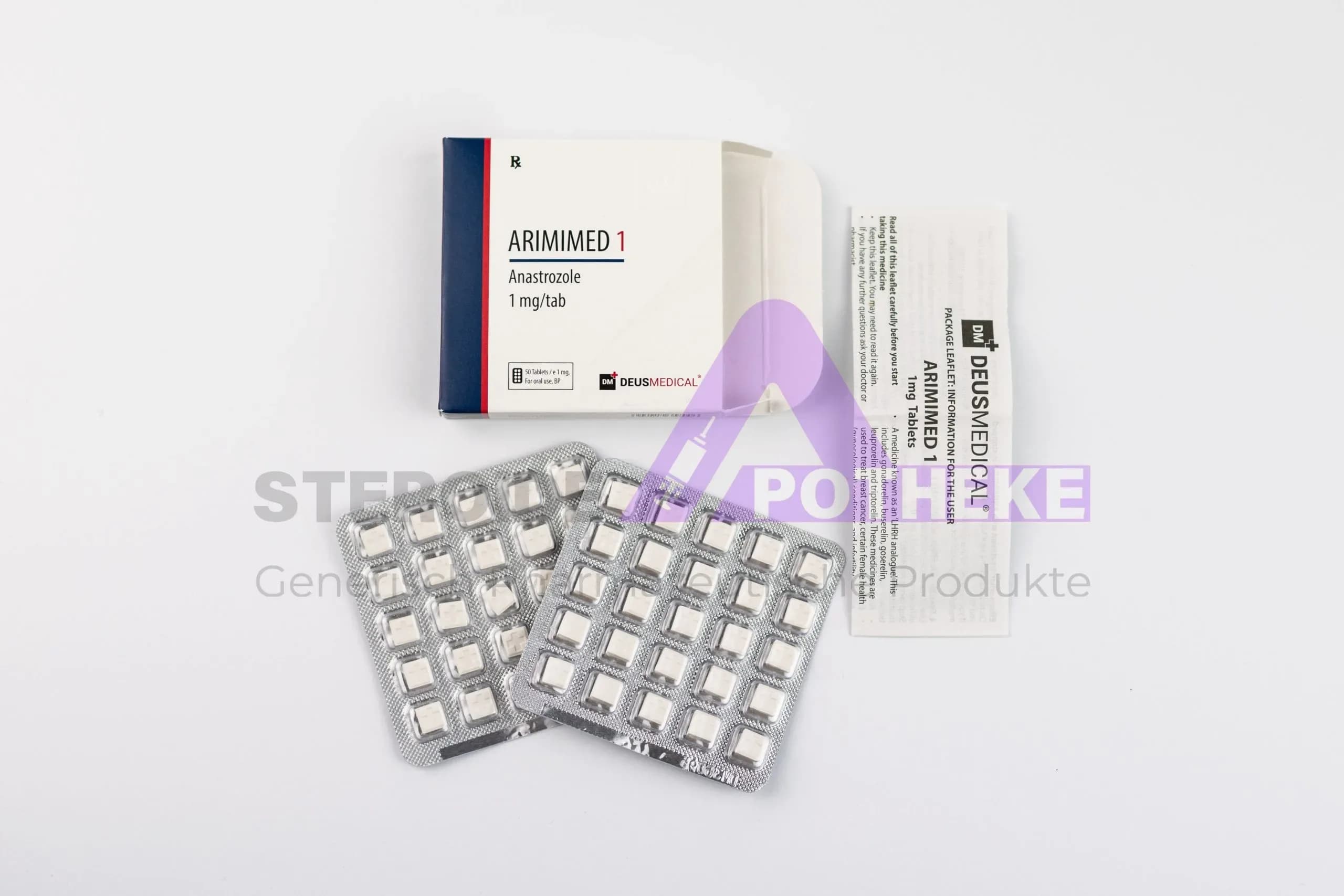 ARIMIMED 1 (Arimidex) DeusMedical 50 Tabletten (1mg/tab) — Deus Medical