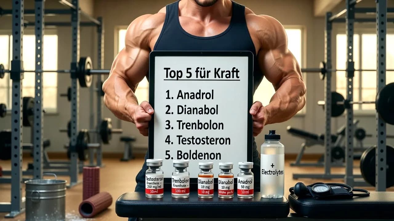 Die besten Anabolika für Kraft: Die 5 wirksamsten Präparate