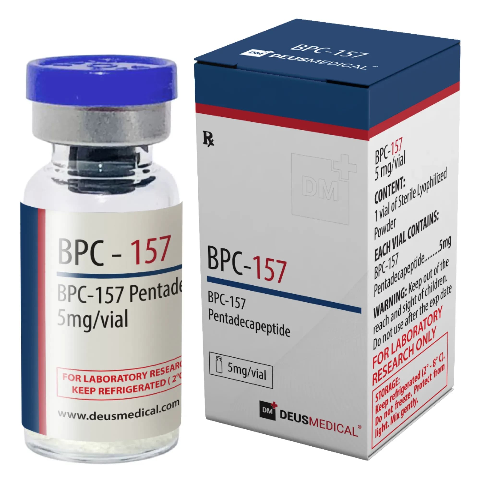 BPC-157 Pentadecapeptide 5mg/vial Deus Medical