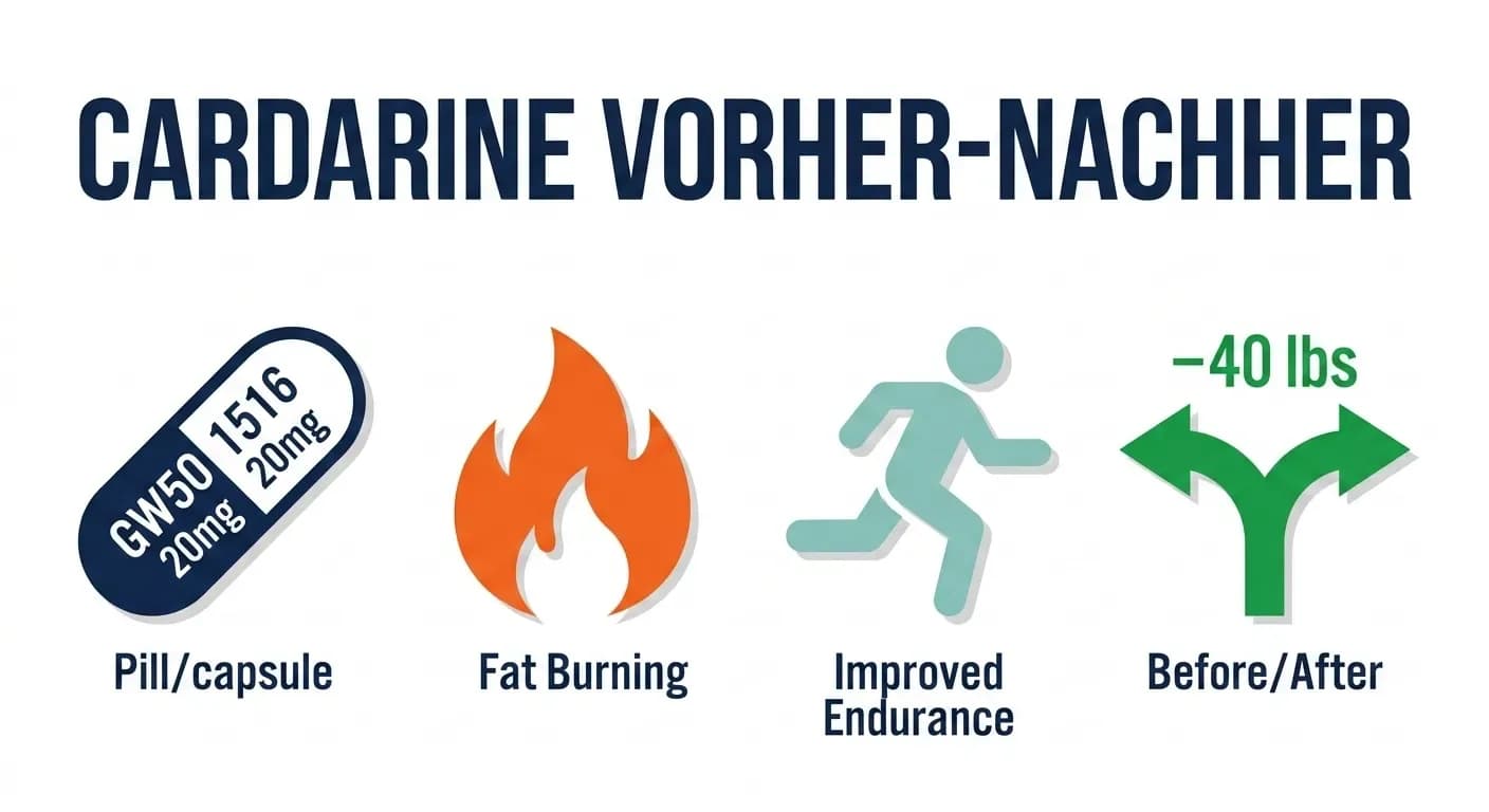 Cardarine Vorher-Nachher: Was die Ergebnisse wirklich zeigen — und der Krebs-Befund