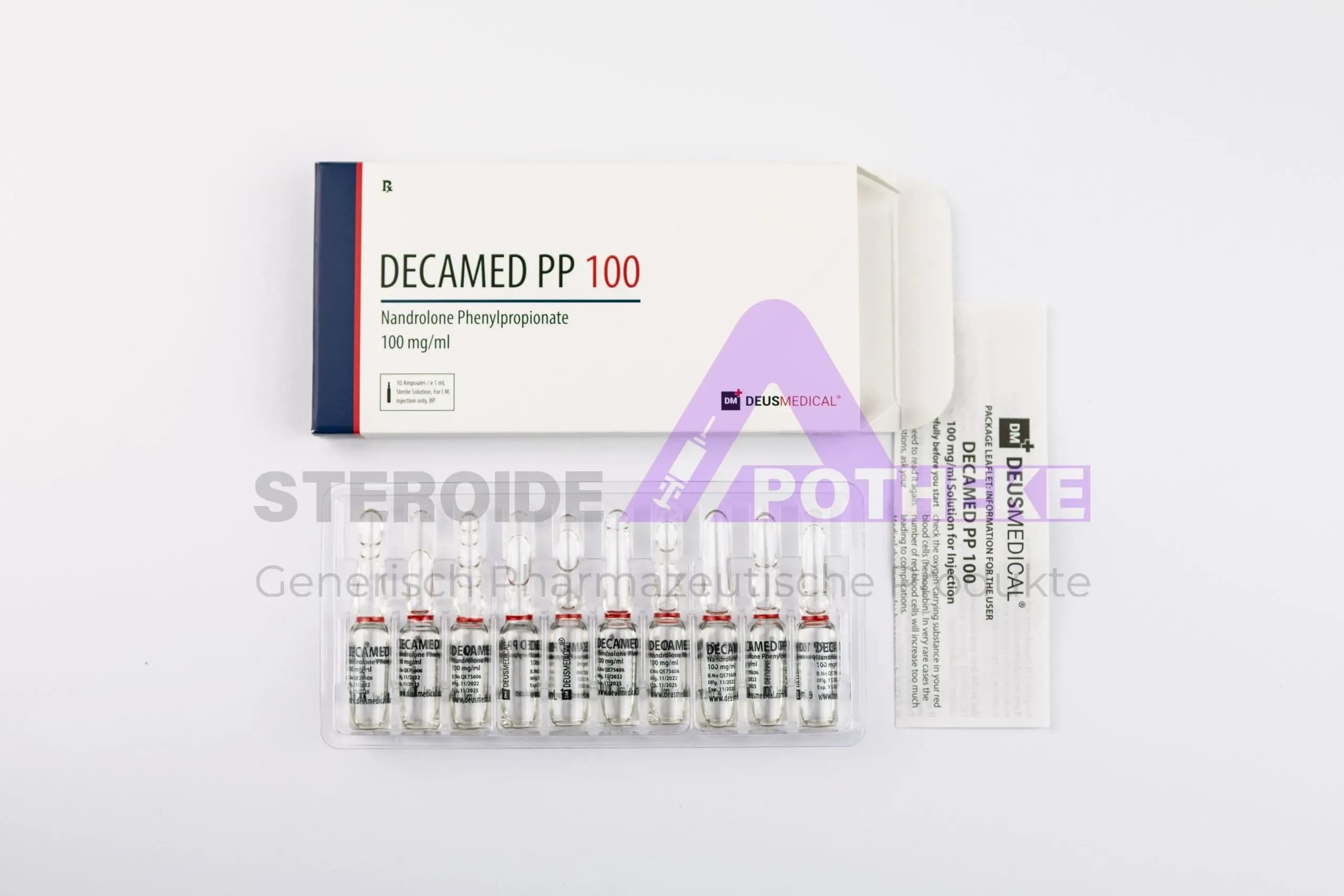 DecaMed PP 100 (Nandrolon Phenylpropionat) DeusMedical 10ml (100mg/ml) — Deus Medical