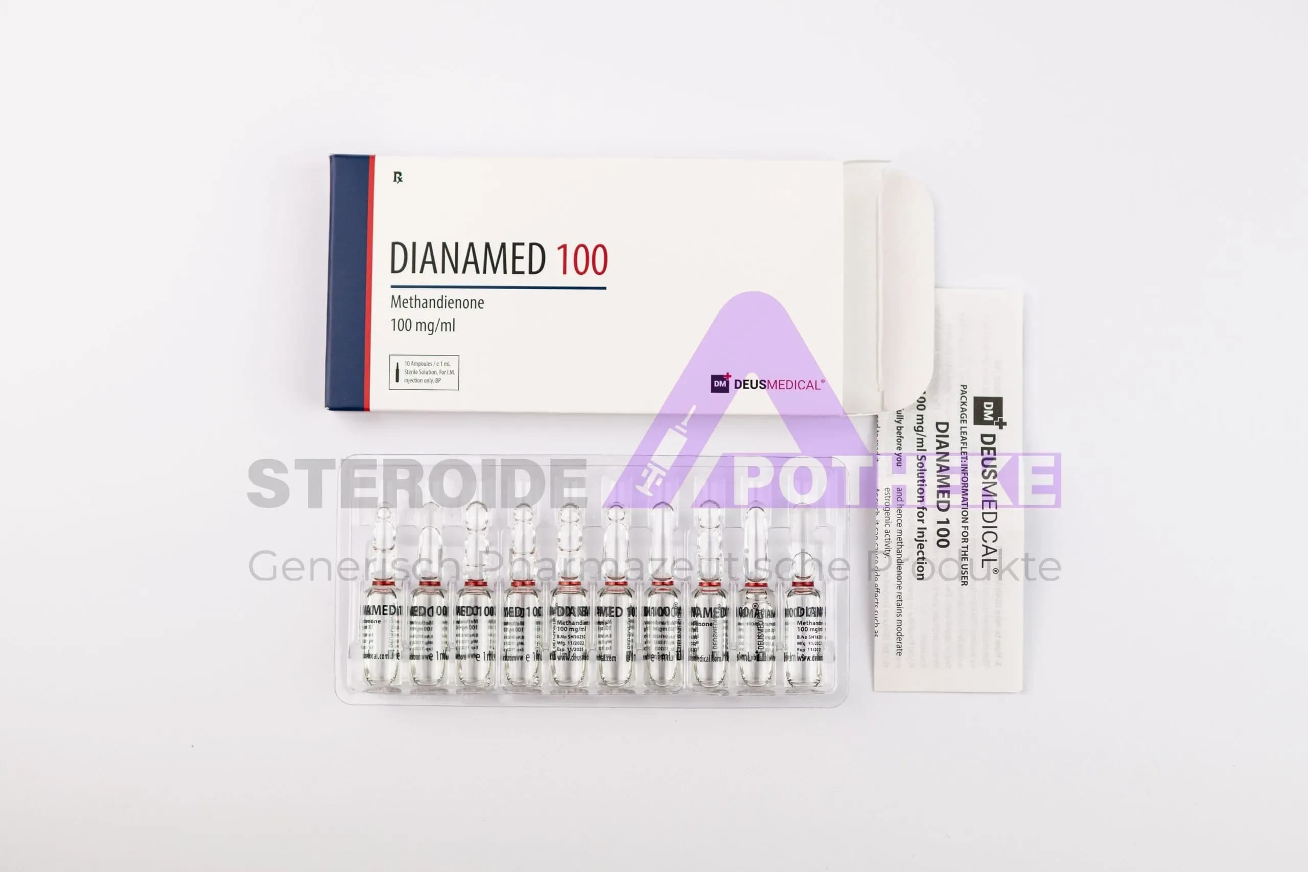 DIANAMED SUSPENSION 100 DeusMedical 10ml (100mg/ml) — Deus Medical