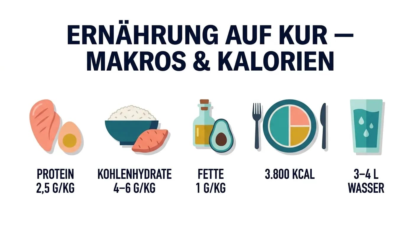 Ernährung während der Steroidkur: Makros, Kalorien und Mahlzeitenplanung für Bulking- und Cutting-Zyklen