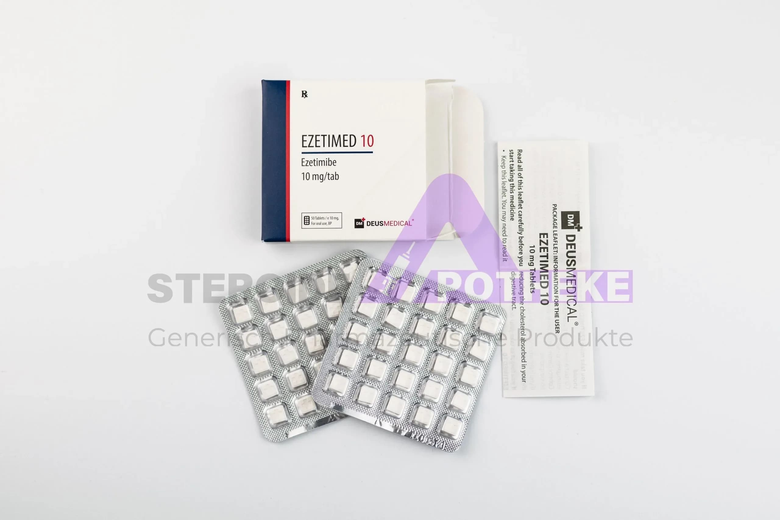 EZETIMED 10 (Ezetimibe) Deus Medical