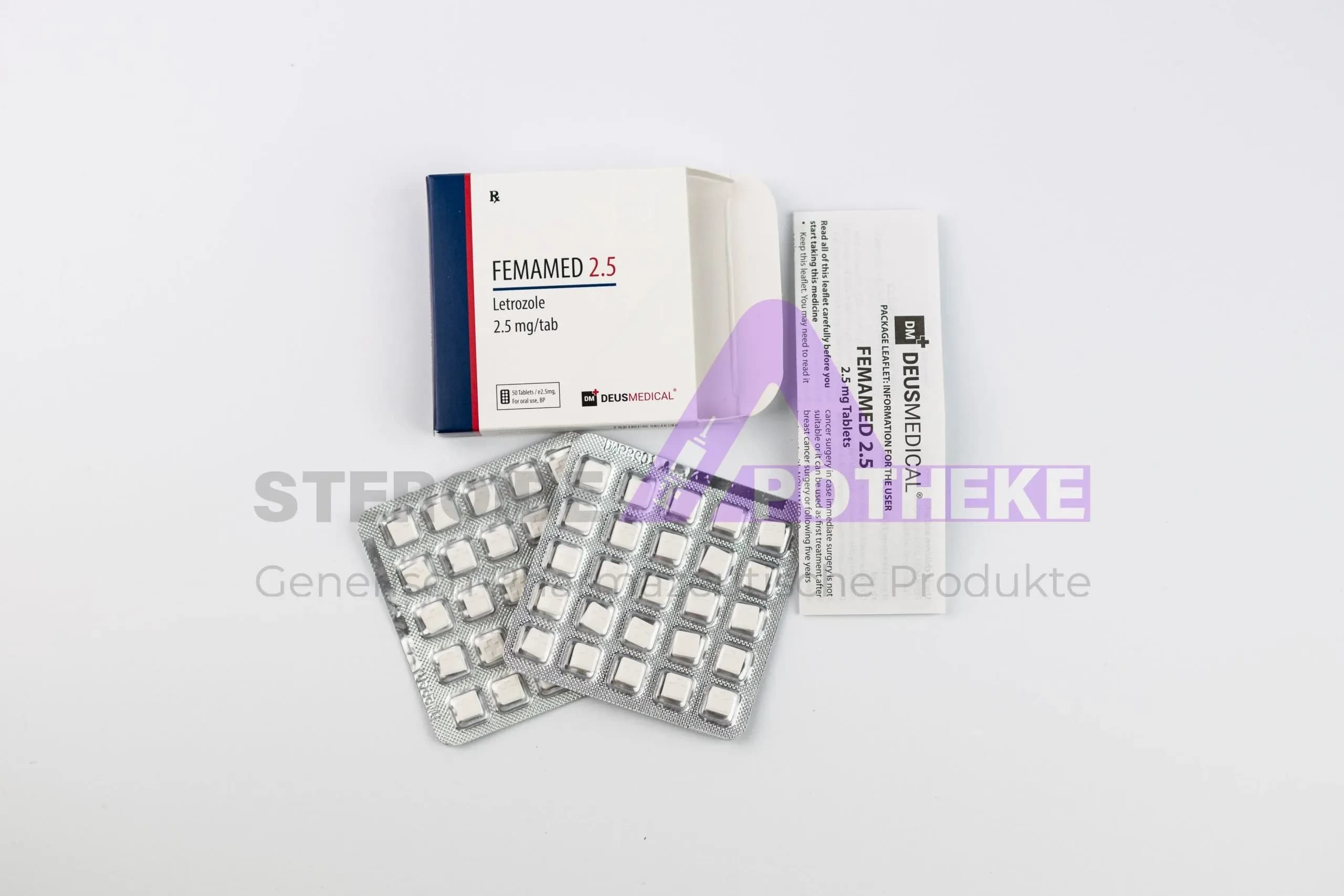 FEMAMED 2.5 (LETROZOL) DEUS MEDICAL 50x2.5mg
