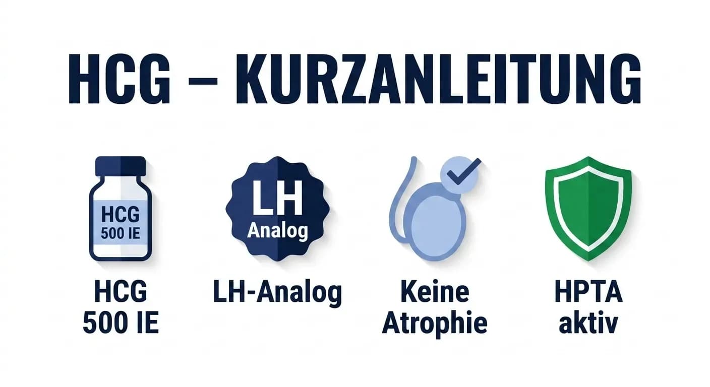 HCG für Testosteron: PCT-Anwendung, Dosierung und Unterstützung der Fruchtbarkeit