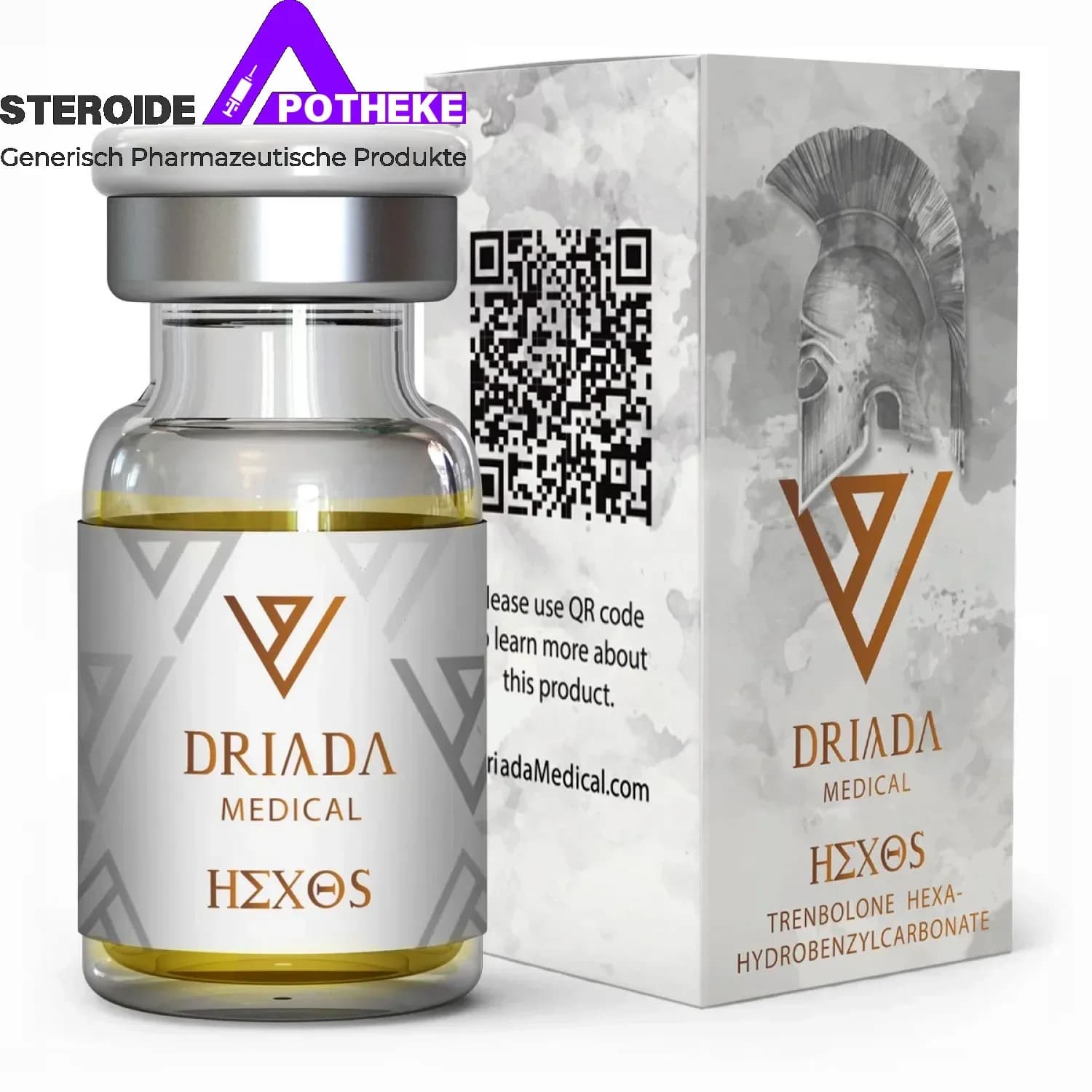 Hexos (Trenbolon Hexahydrobenzyl Carbonat) Driada Medical 10 Ampullen (75 mg/ml)