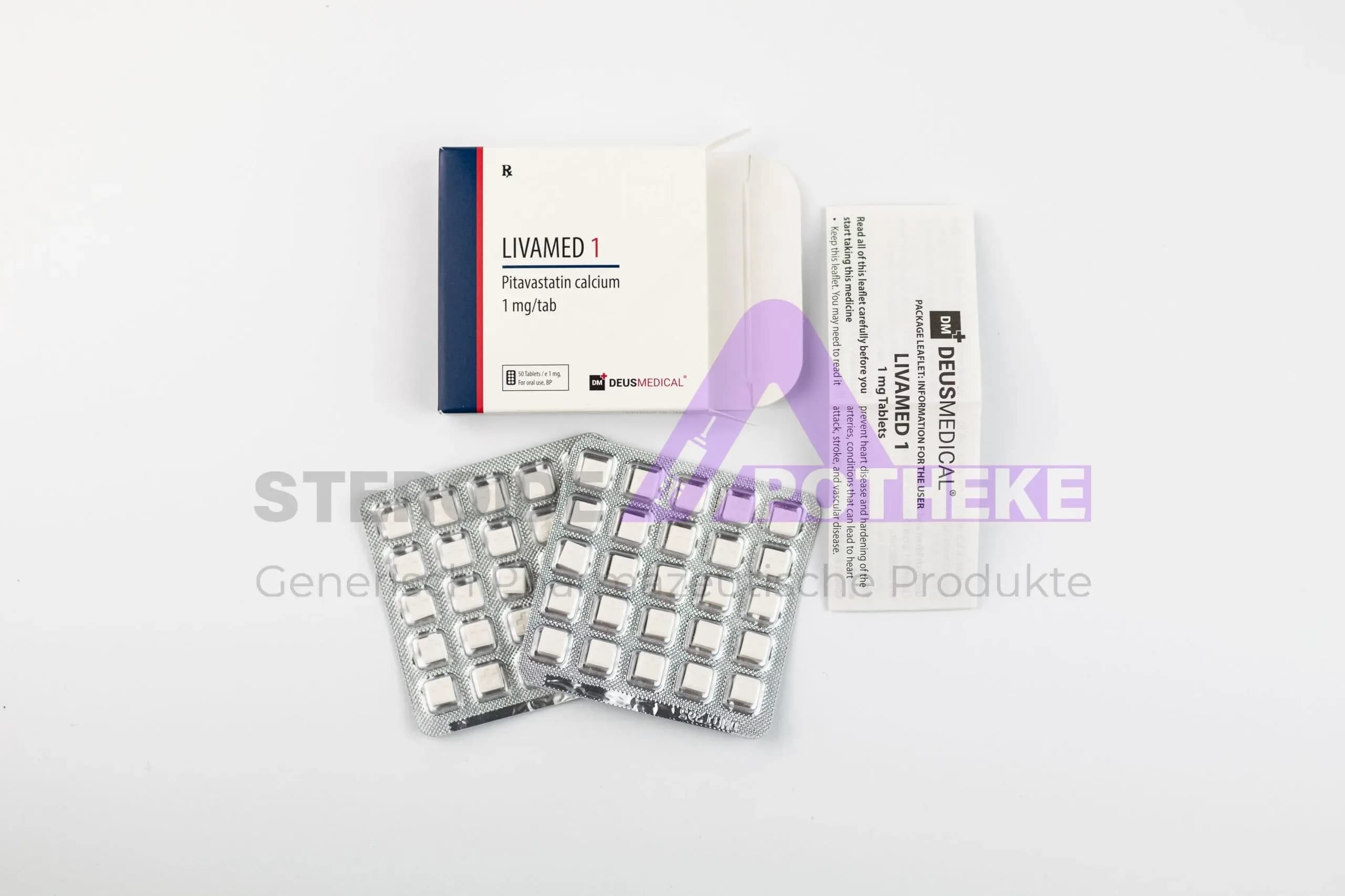 LIVAMED 1 (Pitavastatin Calcium) Deus Medical