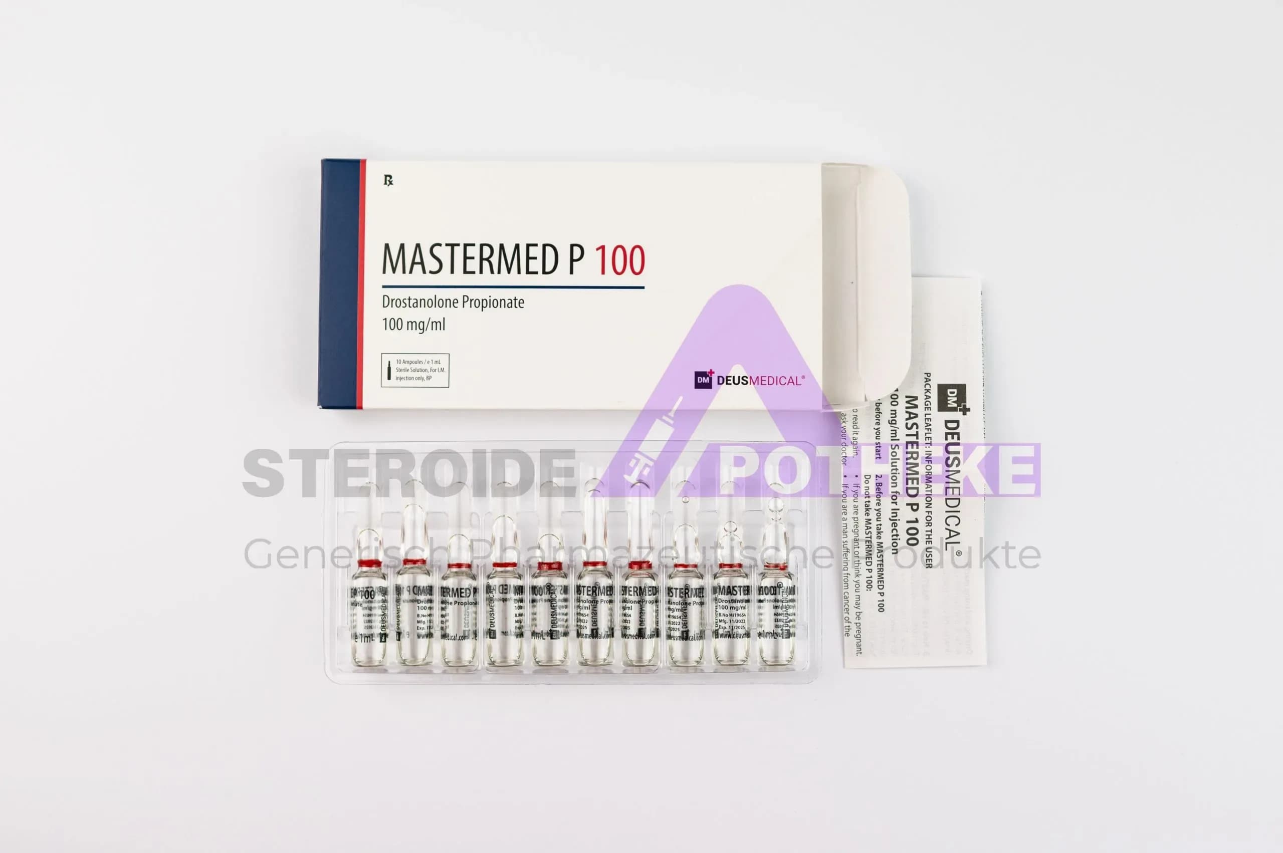 MASTERMED P 100 (Drostanolon PropionaT) DeusMedical 10ml (100mg/ml) — Deus Medical