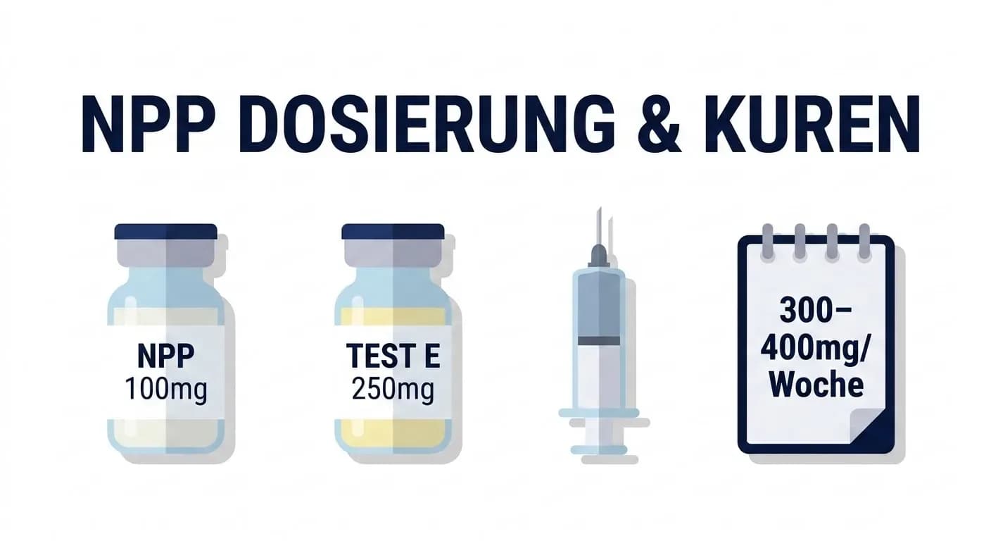 Nandrolonphenylpropionat (NPP): Dosierung, Kuren und Stacks