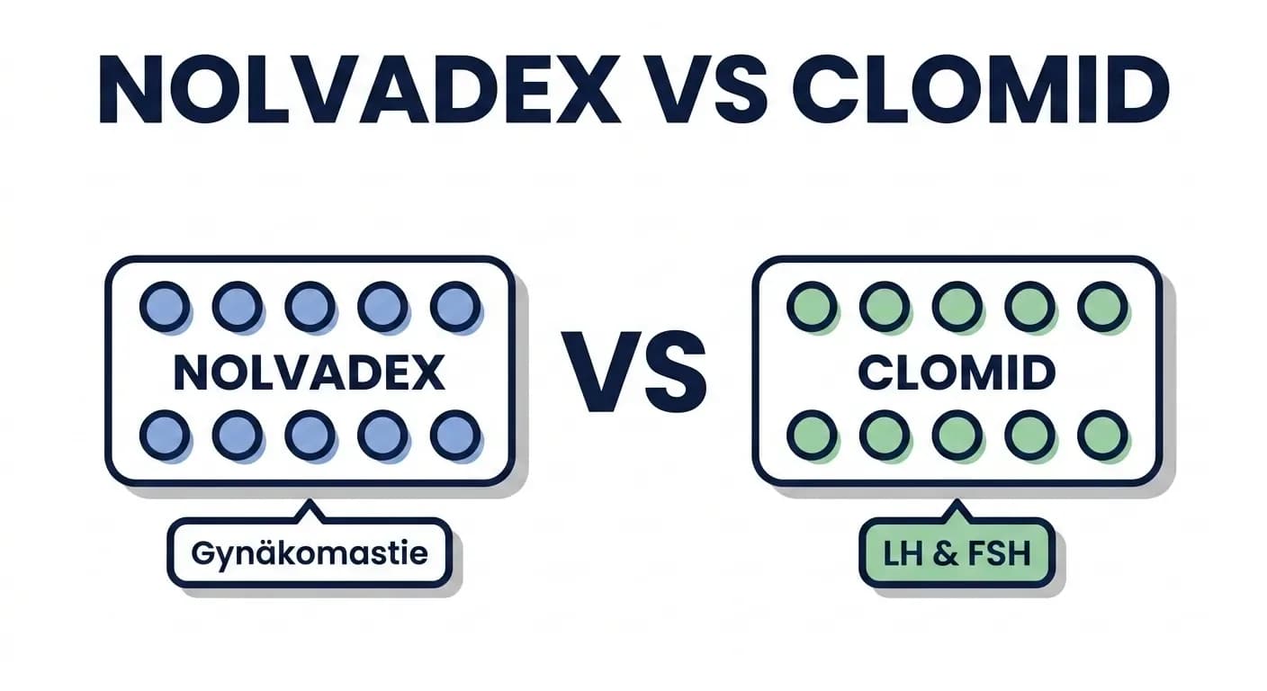 Nolvadex vs. Clomid: Das richtige SERM für deine PCT