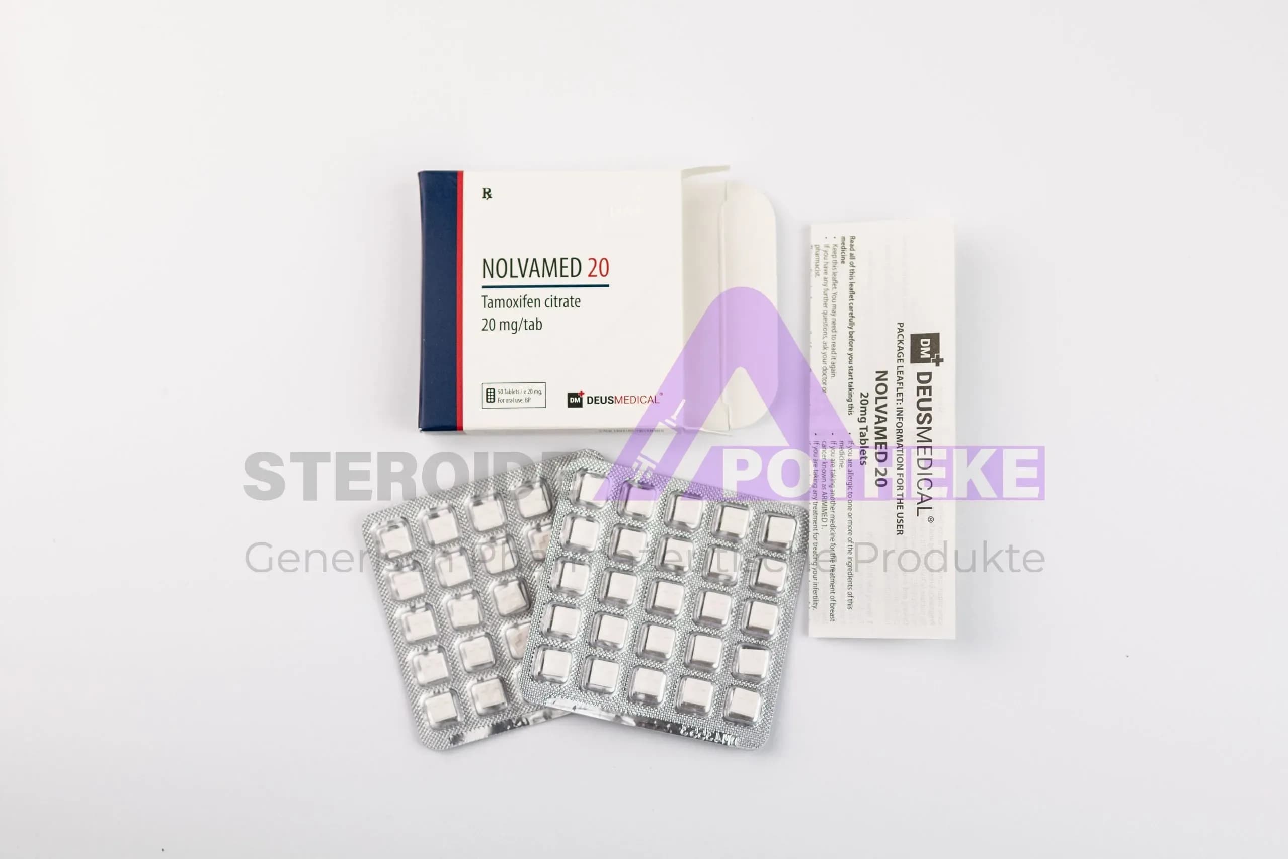 NOLVAMED 20 (Tamoxifen) DeusMedical 50 Tabletten (20mg/tab) — Deus Medical