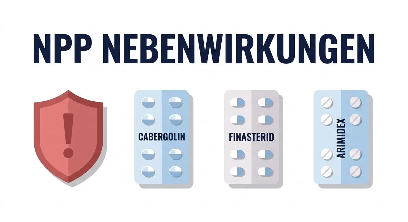 Nebenwirkungen von NPP: Blähungen, Haarausfall und kardiovaskuläre Risiken