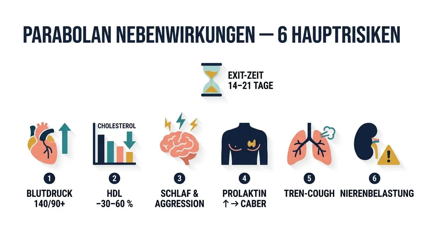 Parabolan Nebenwirkungen: Was Anwender von Trenbolon HHBC wirklich erwartet