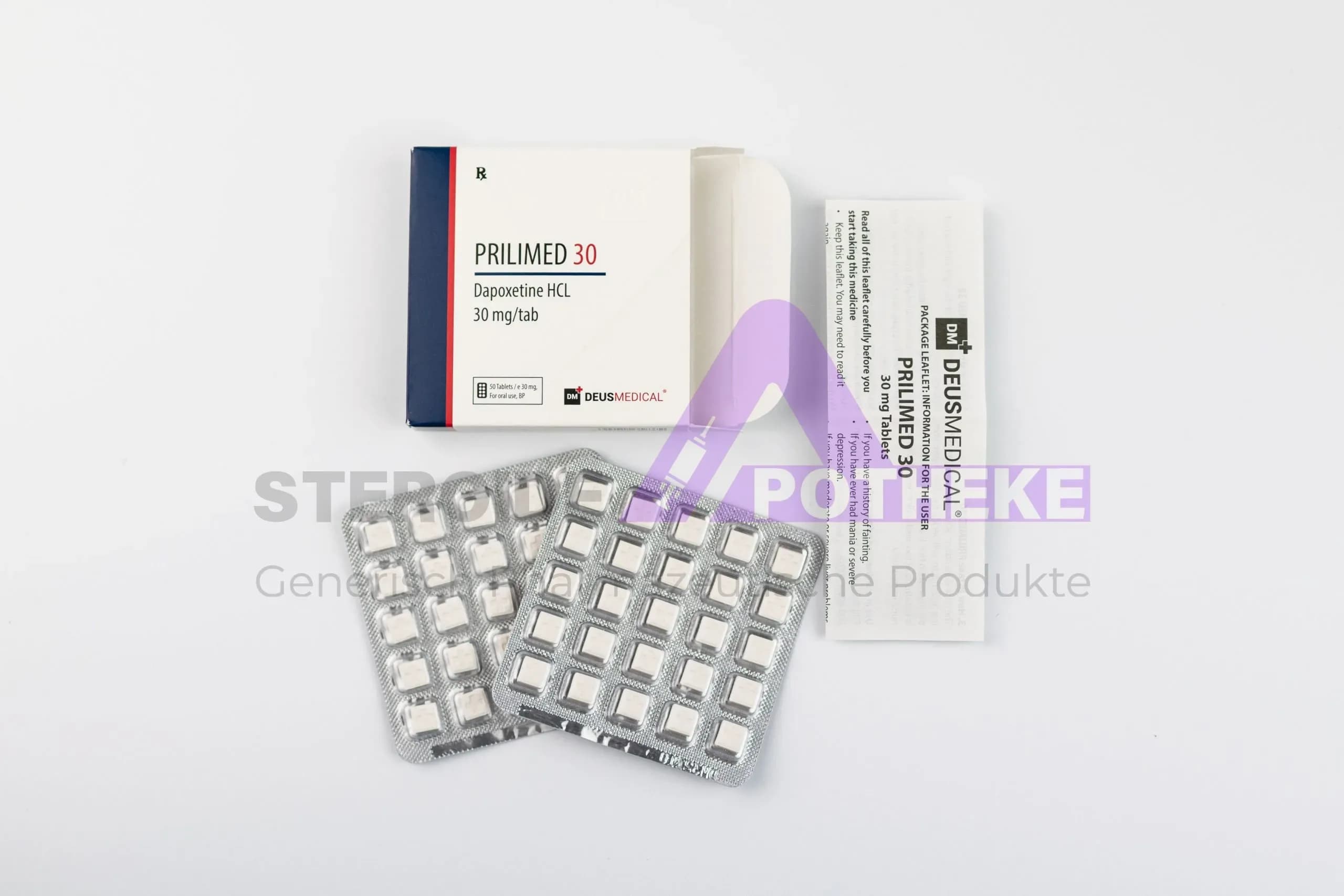 PRILIMED 30 (Dapoxetine HCL) Deus Medical