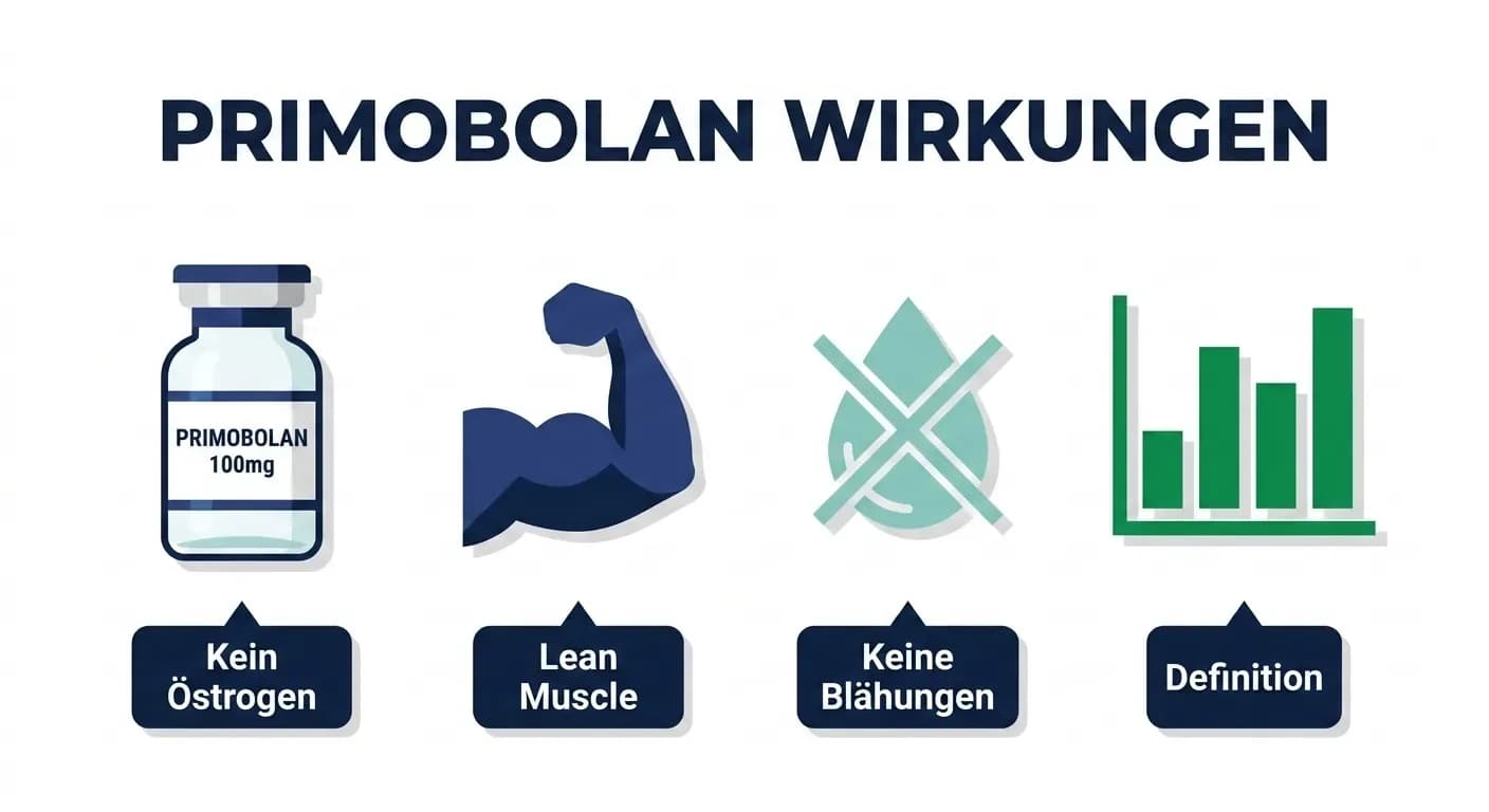 Auswirkungen von Primobolan: Muskelaufbau, Fettabbau und Wirkung