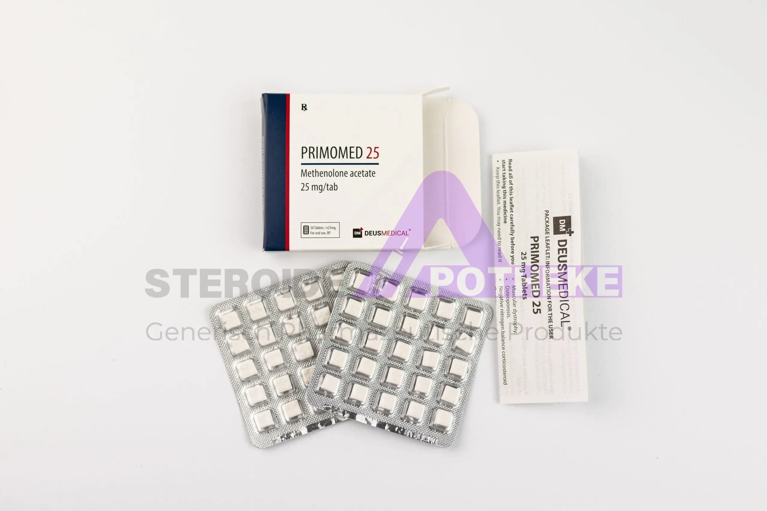 Primomed 25 (Methenolonacetat) Deus Medical 50x25mg