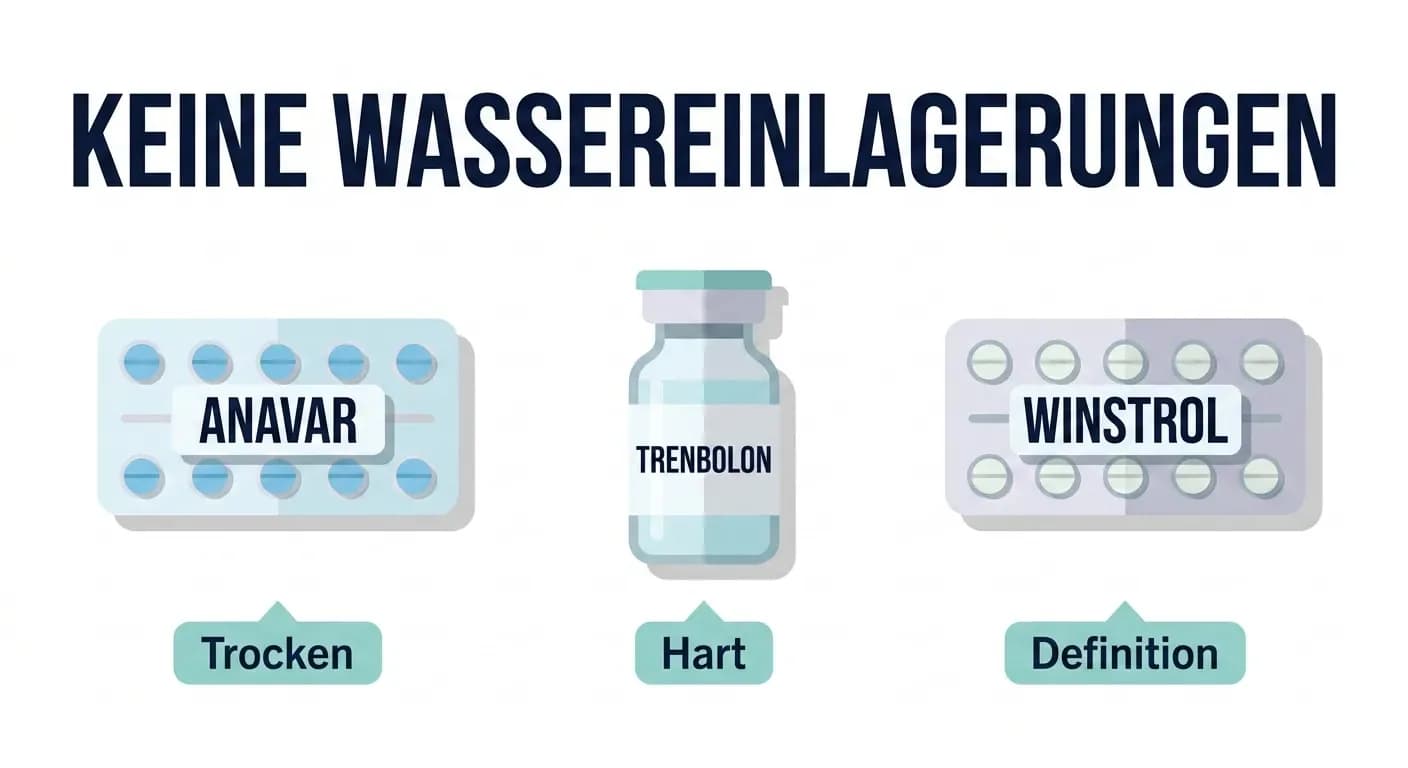 Steroide und Wassereinlagerungen — Mechanismus, Compound-Profile und Management
