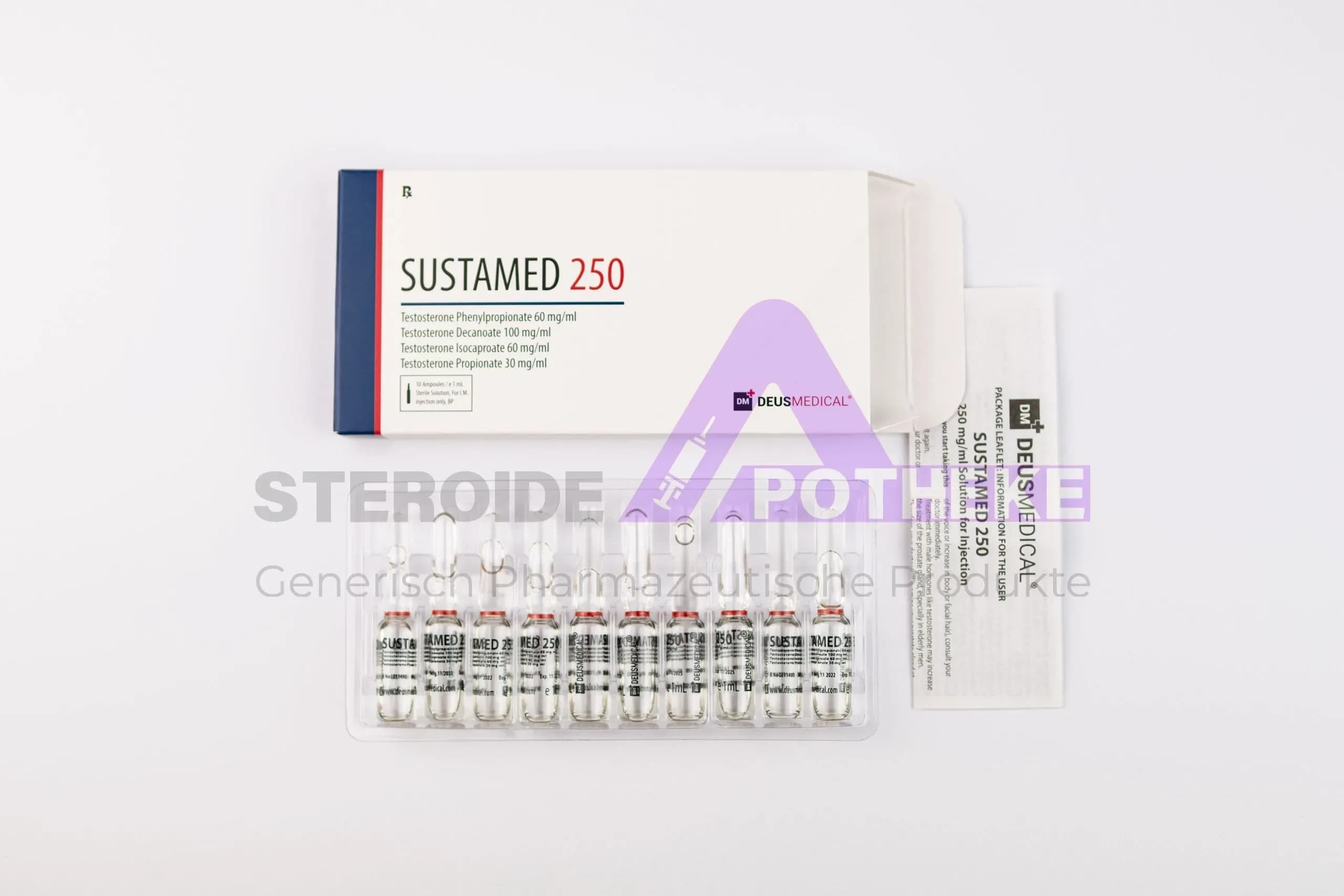 SUSTAMED 250 DeusMedical 10ml (250mg/ml) — Deus Medical