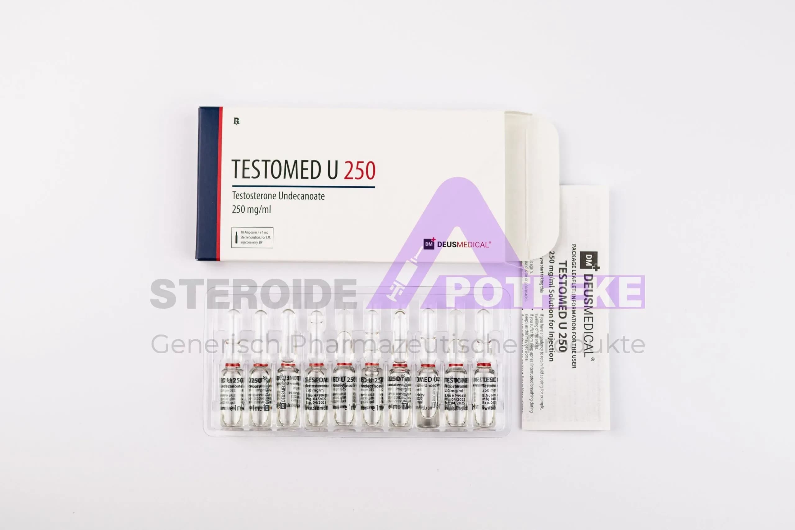 TESTOMED U 250 (Testosterone Undecanoate) Deus Medical