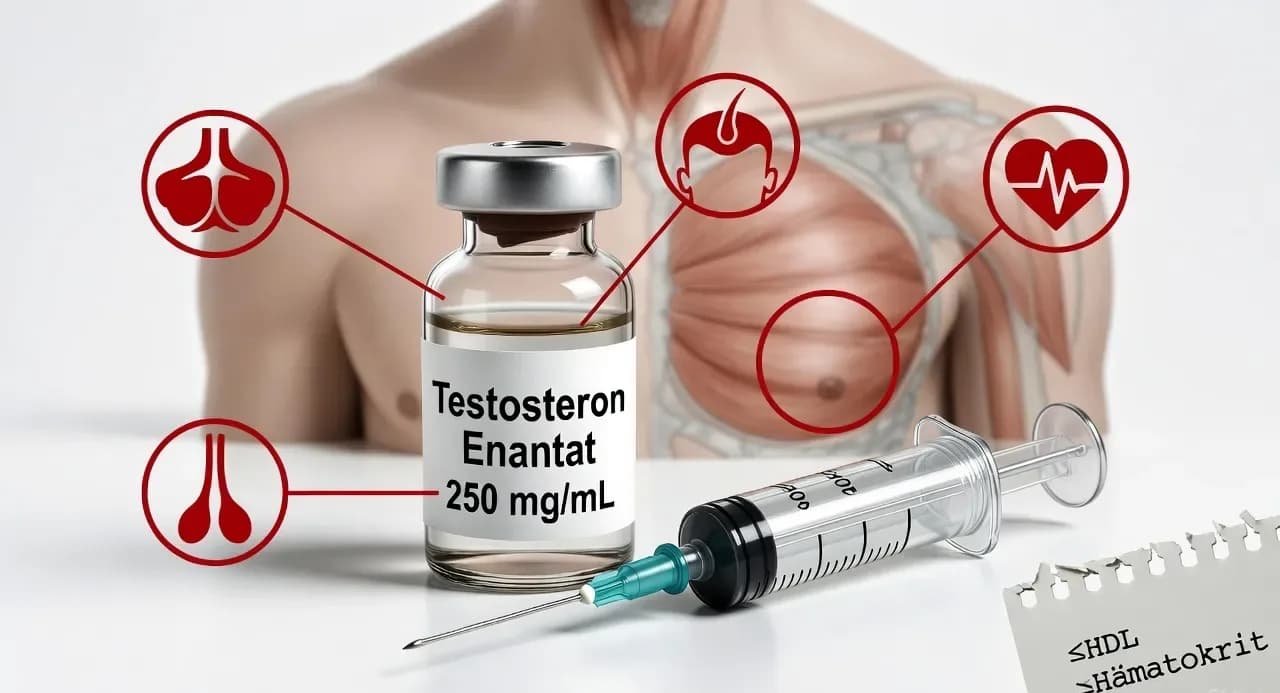 Nebenwirkungen von Testosteron Enantat: 7 Risiken, die jeder Anwender kennen sollte