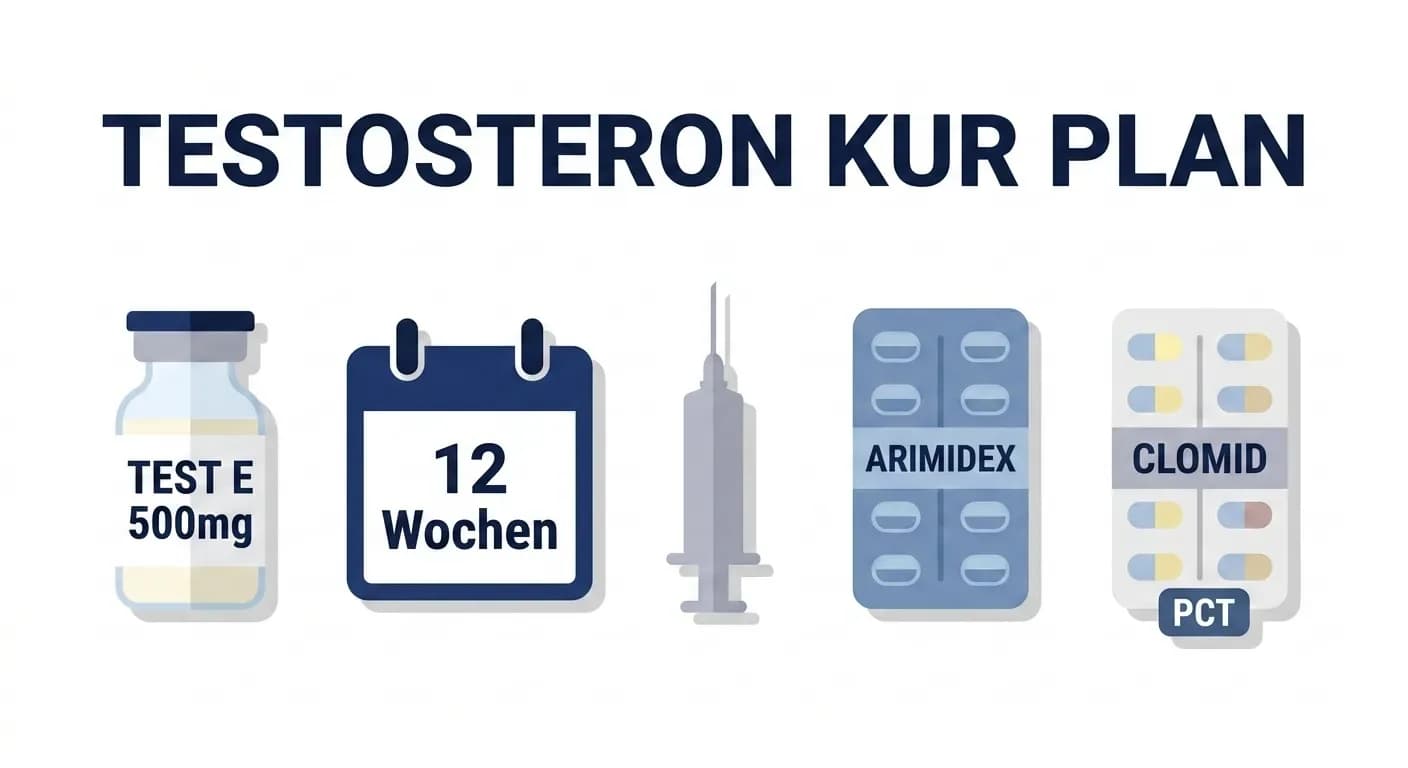 Testosteron Kur Plan: die Dosis-Wirkungs-Kurve aus der Studienlage — und was sie für deine erste Kur bedeutet