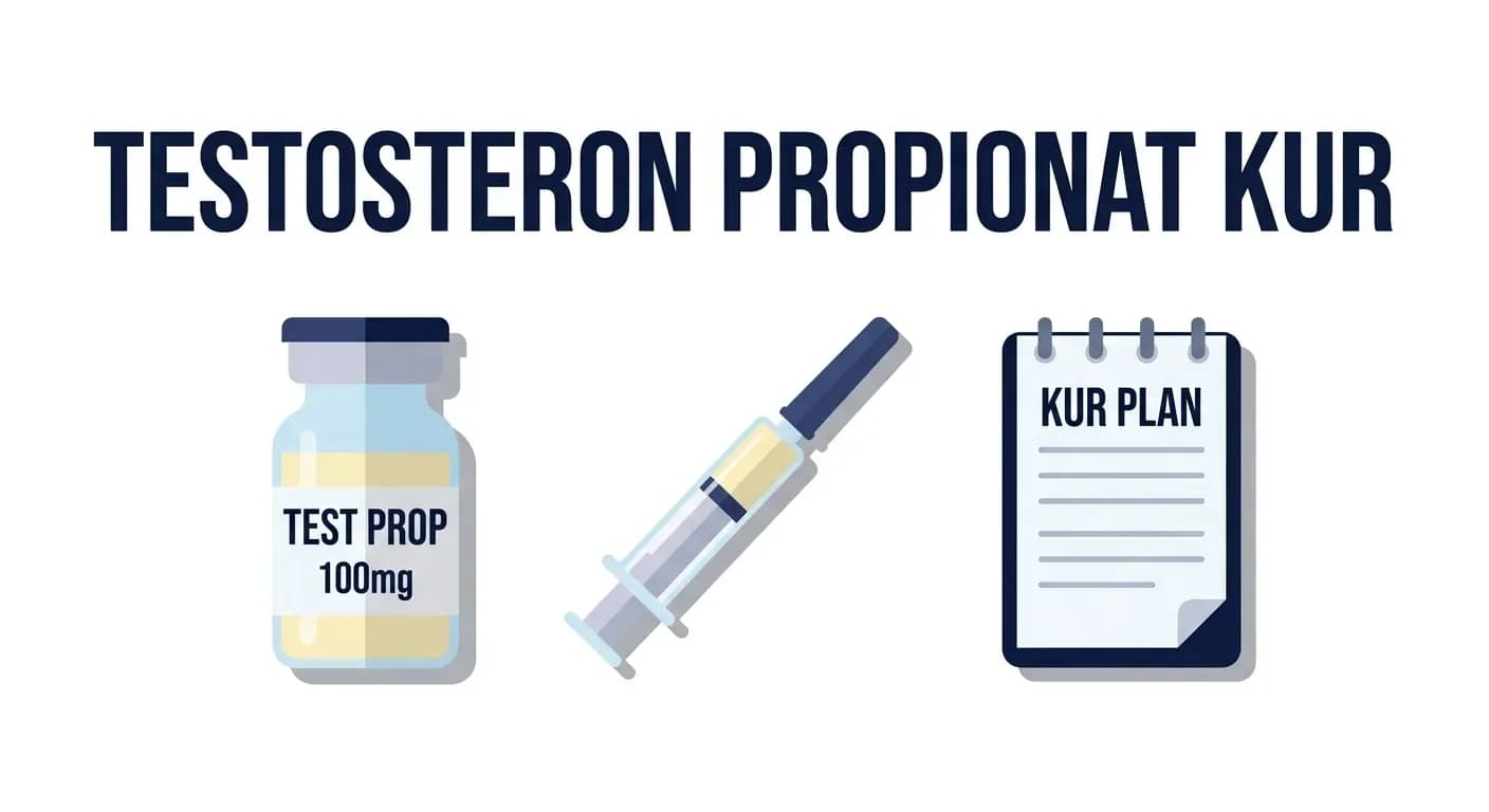 Testosteronpropionat für Anfänger: Dosierung, Kombinationen und Sicherheit