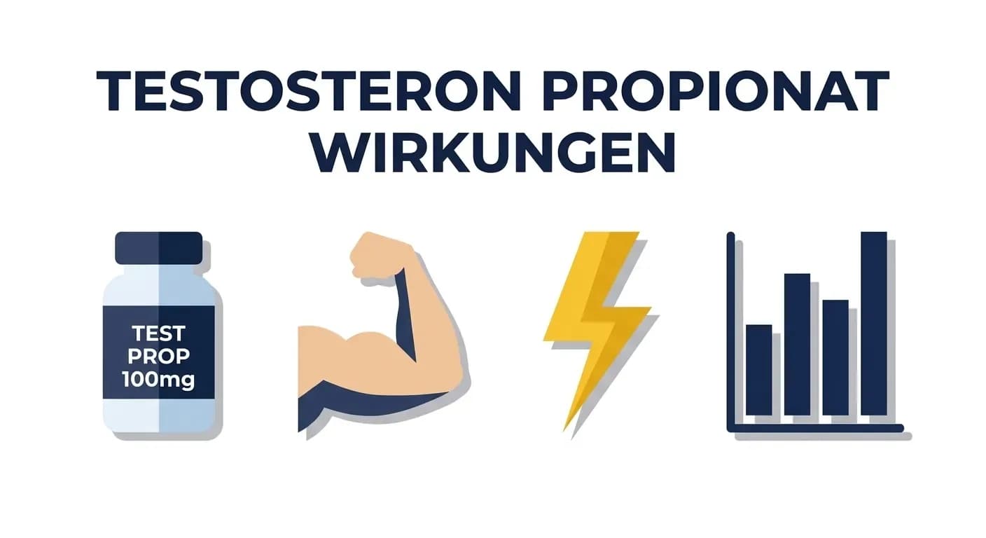 Testosteronpropionat: Wirkung auf Muskelaufbau, Kraft und Definition