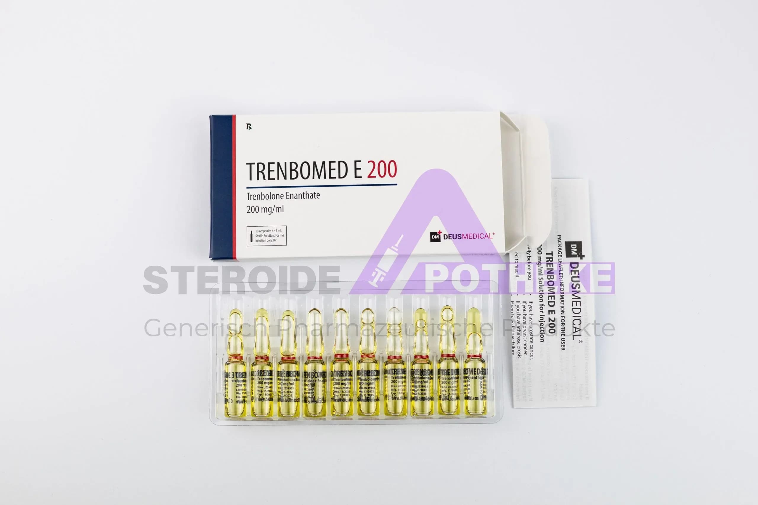 TRENBOMED E 200 Deus Medical (Trenbolon Enantat) 10ml (200mg/ml)